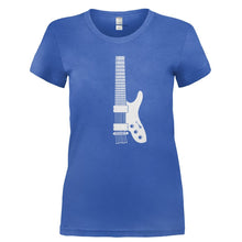 Load image into Gallery viewer, H-Guitar - T Shirt - Ladies_-_Royal_0e0521e9-65fa-41fe-9917-43787c02887a
