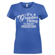 Load image into Gallery viewer, It's a Grandma Thing - T Shirt - Ladies_-_Royal_6bbe6043-2d00-4bae-8854-447ffe9bbe9d