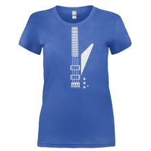 Load image into Gallery viewer, E-Bass - T Shirt - Ladies_-_Royal_6c597c03-3669-48c3-b1eb-a06387569d15