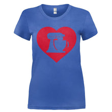 Load image into Gallery viewer, Baking Love - T Shirt - Ladies_-_Royal_8b782968-9e6d-45fc-9d4b-7b85bb190d5a