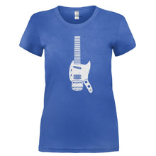 Load image into Gallery viewer, FM-Guitar - T Shirt - Ladies_-_Royal_d41d1f32-b522-451b-9e19-366a3e37eda1