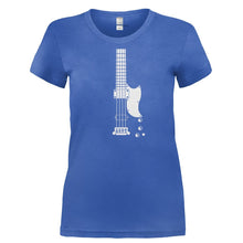 Load image into Gallery viewer, G-Bass Guitar - T Shirt - Ladies_-_Royal_e279b697-b811-4e50-a109-abb6c4cfa16f