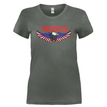 Load image into Gallery viewer, 'Merica - T Shirt - MERICA-_Ladies_-_Charcoal