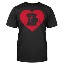Load image into Gallery viewer, Baking Love - T Shirt - Men_-_Black_62049980-269c-4623-9e8f-8e2048676572