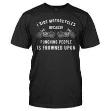 Load image into Gallery viewer, I Ride Motorcycles Instead of Punching People - T Shirt - Men_-_Black_b9bd7ecc-19f5-4734-b0c2-3146957c973c