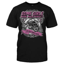 Load image into Gallery viewer, Girls Made Perfect - Motorcycles - T Shirt - Men_-_Black_e7a24d69-7408-471a-afe3-c9aae23972d6