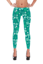 Load image into Gallery viewer, Clover Leggings - PAT-76 - PAT-76-Front
