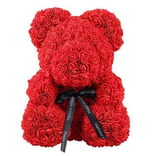 Load image into Gallery viewer, Flower Teddy Bear - Red_Rose_Bear