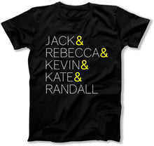 Load image into Gallery viewer, Jack &amp; Rebecca &amp; Kevin &amp; Kate &amp; Randall - TV-27 - T Shirt - TV-27