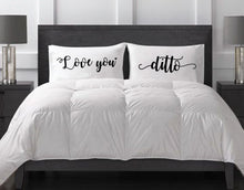 Load image into Gallery viewer, I Love You / Ditto Pillow Cases - VAL-41-42 - VAL-41-42-Long-Pillows