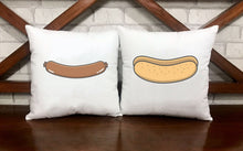 Load image into Gallery viewer, Hot Dog And Bun Pillow Cases - VAL-63-64 - VAL-63-64-Square