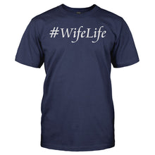Load image into Gallery viewer, #WifeLife - T Shirt - WIFELIFE_-_Men_-_navyblue
