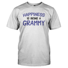 Load image into Gallery viewer, Happiness Is Being A Grammy - T Shirt - bHAPPINESS_IS_BEING_A_GRAMMY_-_Men_-_white