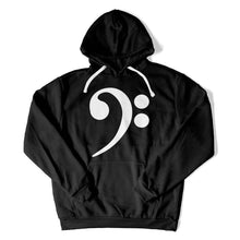 Load image into Gallery viewer, Bass Clef - T Shirt - bass-clef-hoodie-black