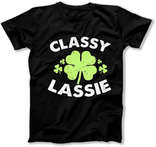 Load image into Gallery viewer, Classy Lassie - T Shirt  - BER-42 - ber-42---black-tee