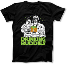 Load image into Gallery viewer, Drinking Buddies - T Shirt  - BER-44 - ber-44---black---tee