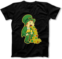 Load image into Gallery viewer, Drunk Leprechaun  - T Shirt  - BER-49 - ber-49---black-tee