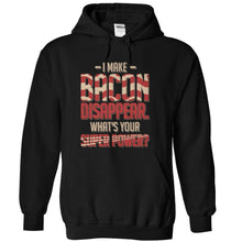 Load image into Gallery viewer, I Make Bacon Disappear - T Shirt - black_0b5208ab-fca4-4771-828a-9920e7049553