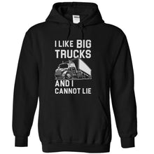 Load image into Gallery viewer, I Like Big Trucks and I Cannot Lie - T Shirt - black_10c1ff0b-8afc-4958-9b49-6bfa3e605eeb