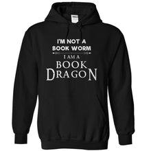 Load image into Gallery viewer, I Am A Book Dragon - T Shirt - black_1d9ed5e4-0678-4535-b9a9-40a8bca7e34b