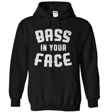 Load image into Gallery viewer, Bass In Your Face - T Shirt - black_1f3bf751-a896-4b40-ac63-af0b475cf161