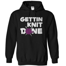 Load image into Gallery viewer, Getting Knit Done - T Shirt - black_2882309f-96ff-4e22-9c40-229ab169da84