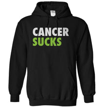 Load image into Gallery viewer, Cancer Sucks - T Shirt - black_3c1eba82-2452-4cf7-9857-b4f2b5a80fa1