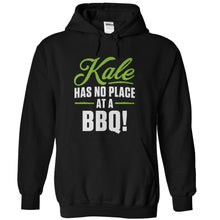 Load image into Gallery viewer, Kale Has No Place At A BBQ! - T Shirt - black_3c63c345-77f9-4daa-b984-2f00afb899a1