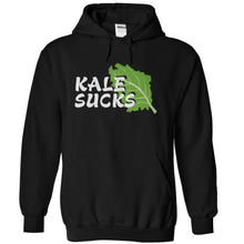 Load image into Gallery viewer, Kale Sucks - T Shirt - black_42b90f53-6a41-4d0e-8e2a-1e35da2368e5