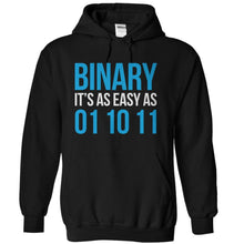 Load image into Gallery viewer, Binary. It's As Easy as 1, 2, 3 - T Shirt - black_4fe8f07a-1b08-4fab-a26f-d7bfb521a37f