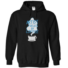 Load image into Gallery viewer, Artist Fueled By Coffee - T Shirt - black_5fbf89eb-78e3-49ae-b360-1d89c05e7d88