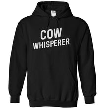 Load image into Gallery viewer, Cow Whisperer - T Shirt - black_62518572-da51-4c56-a96a-e07be27d4105
