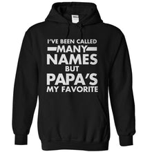 Load image into Gallery viewer, I've Been Called Many Names, But Papa's My Favorite - T Shirt - black_6b59a708-7f17-496c-b818-b09b84cea62b
