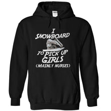 Load image into Gallery viewer, I Snowboard To Meet Women - T Shirt - black_769f1e8b-8c42-434a-bc82-510e43503724