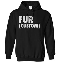 Load image into Gallery viewer, Fur (Custom) - Personalized - T Shirt - black_78f2a540-127b-4ff8-80ba-92b2fba30952