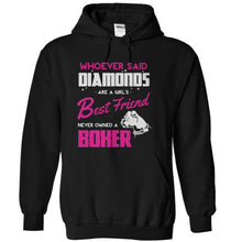 Load image into Gallery viewer, Boxers Are A Girl's Best Friend - T Shirt - black_8847f657-6f46-425b-a674-0a2d65ba74ac