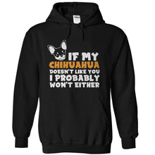 Load image into Gallery viewer, If My Chihuahua Doesn't Like You - T Shirt - black_88fca3f7-72eb-4f28-9bcc-2b6b616efc59