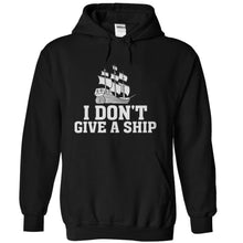 Load image into Gallery viewer, I Don't Give A Ship - T Shirt - black_8bada108-da7c-4b5a-a3a8-026c8be36cb5