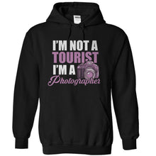 Load image into Gallery viewer, I'm Not A Tourist. I'm A Photographer - T Shirt - black_9969db26-09f5-4f15-a5d2-b79334aa7fad