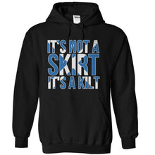 Load image into Gallery viewer, It's Not A Skirt, It's A Kilt - T Shirt - black_9edddb6e-4848-4d7d-96dc-10c91d68da95