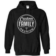 Load image into Gallery viewer, Family Reunion - Circle - Personalized - T Shirt - black_a0f4154b-5a28-4fcb-a858-e1f31b99931f
