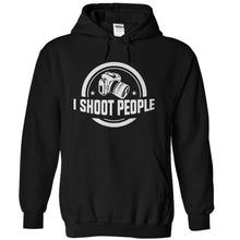 Load image into Gallery viewer, I Shoot People - T Shirt - black_a3fc0bf8-513f-40d6-97b4-2190ab6a2812