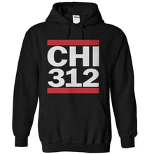 Load image into Gallery viewer, Chicago 312 - T Shirt - black_b098a9b4-3a01-47c3-8ee6-b917eb8492aa
