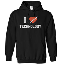 Load image into Gallery viewer, I Don't Love Technology - T Shirt - black_c557d900-57c7-4b20-a964-fb03eae78d73