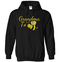 Load image into Gallery viewer, Grandma To Bee - T Shirt - black_c917c6fc-eb04-4000-a0c1-a6cea867e05f