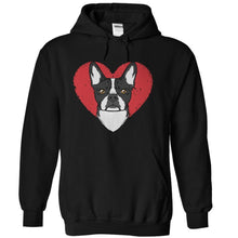 Load image into Gallery viewer, Boston Terrier Love - T Shirt - black_ca267b17-6f94-4ed8-93d3-536616a56183
