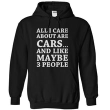 Load image into Gallery viewer, All I Care About Are Cars - T Shirt - black_cb991983-d615-4de8-bb7a-d24090f27ed7