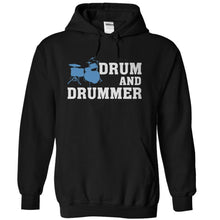 Load image into Gallery viewer, Drum and Drummer - T Shirt - black_cd140414-636f-4dc0-b67e-383bf859e69a