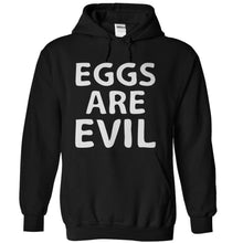 Load image into Gallery viewer, Eggs Are Evil - T Shirt - black_cde337ae-0719-4319-a39f-c84da8d366a7