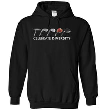 Load image into Gallery viewer, Celebrate Diversity - Golf Clubs - T Shirt - black_ce2f62c5-cd4e-43be-b274-1304214cef62